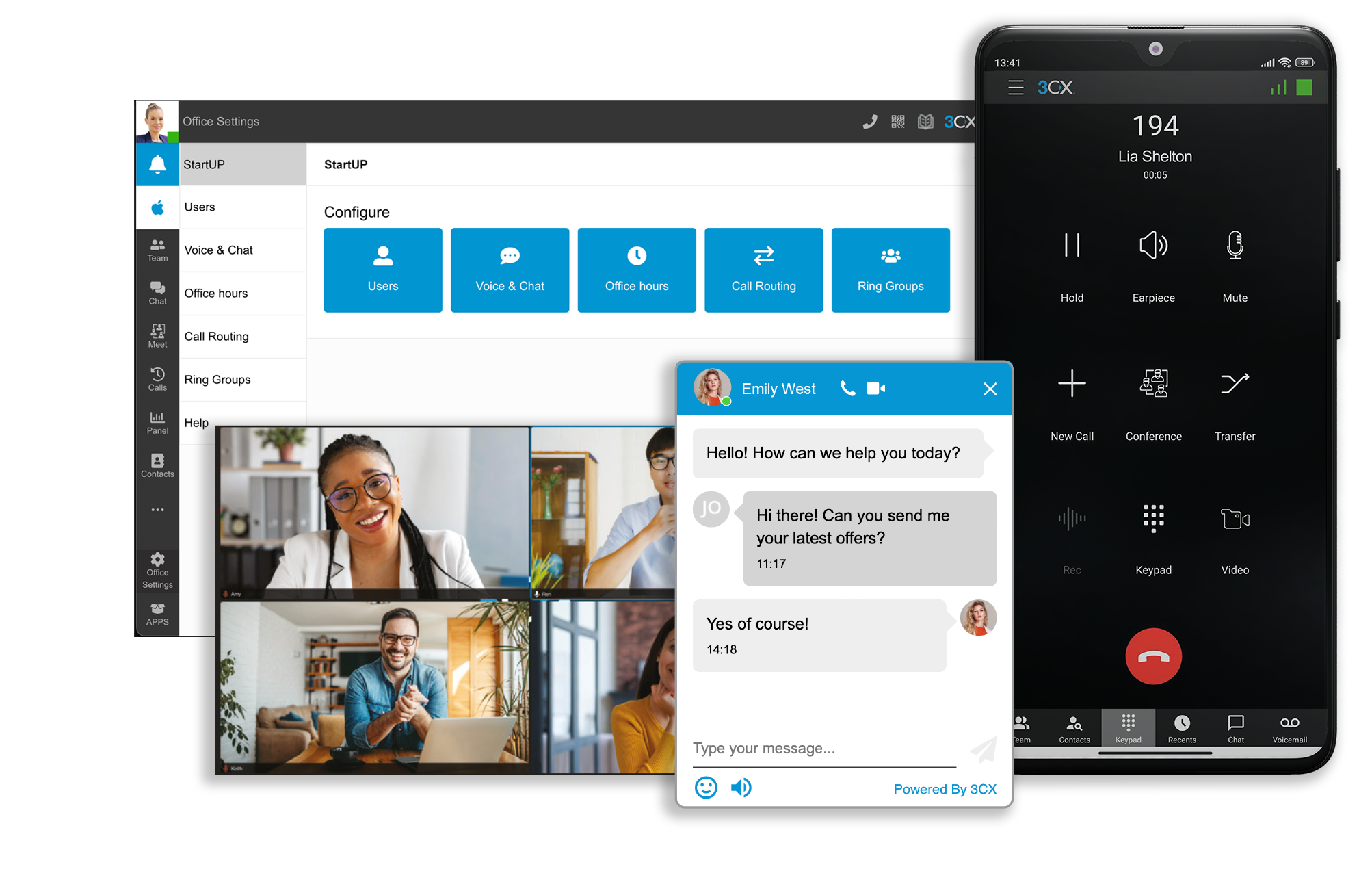 3CX brings your phone system everywhere you need it to be