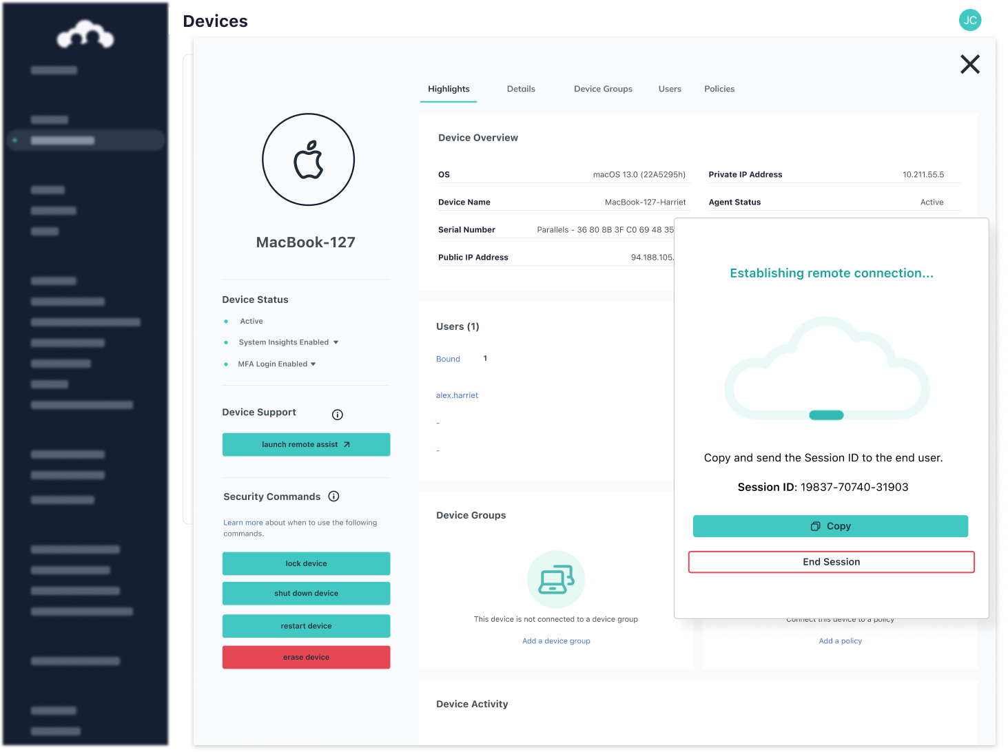 Easily manage hybrid users