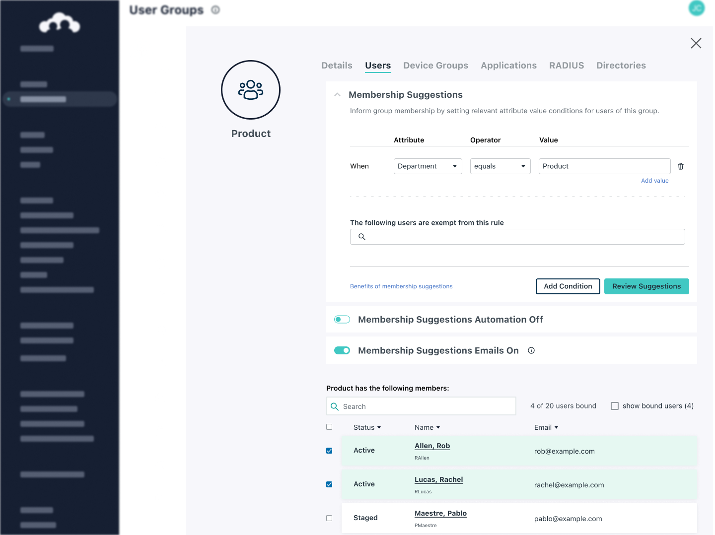 One unified identity per user