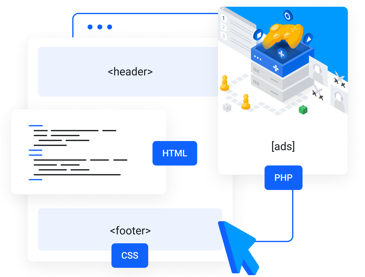 WordPress Hosting - Web Hosting  - UK hosting for your website - Make code edits with ease